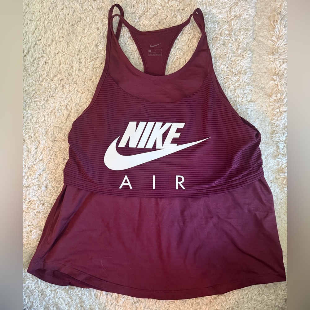 Nike Air Burgundy Tank Top